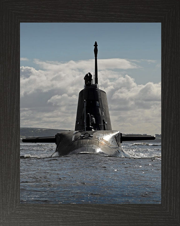 HMS Ambush S120 Royal Navy Astute class Submarine Photo Print or Framed Print - Hampshire Prints