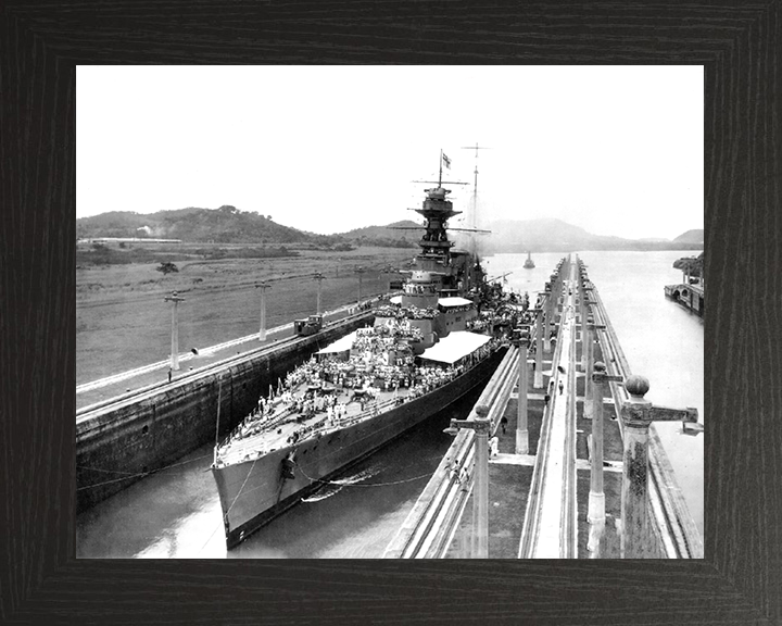 HMS Hood (51) Royal Navy Admiral class battlecruiser Photo Print or Framed Print - Hampshire Prints