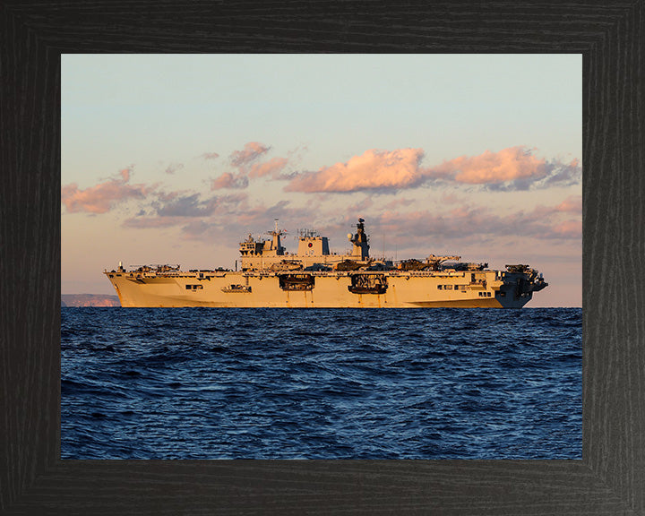 HMS Ocean L12 Royal Navy helicopter carrier Photo Print or Framed Print - Hampshire Prints