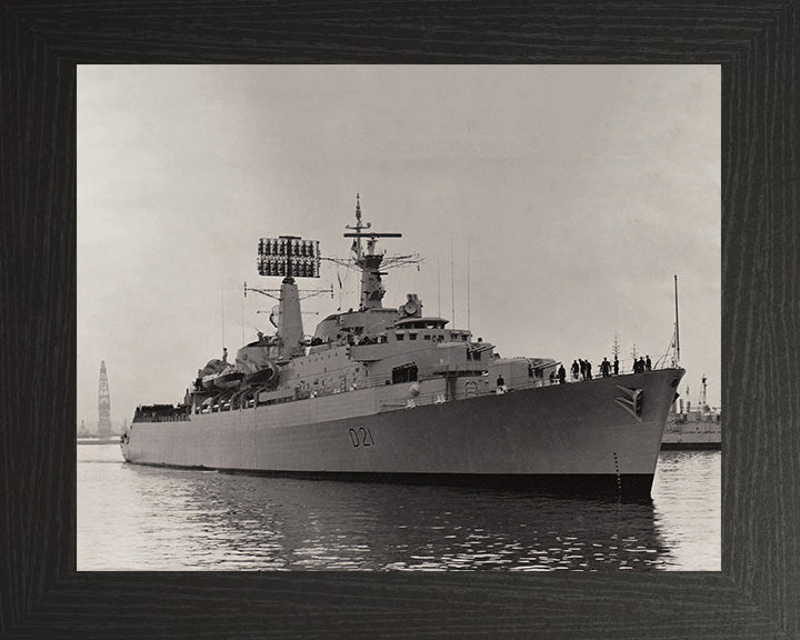 HMS Norfolk D21 Royal Navy County class destroyer Photo Print or Framed Photo Print - Hampshire Prints