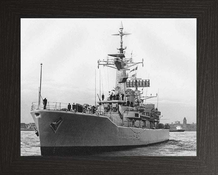 HMS Minerva F45 Royal Navy Leander class Frigate Photo Print or Framed Print - Hampshire Prints