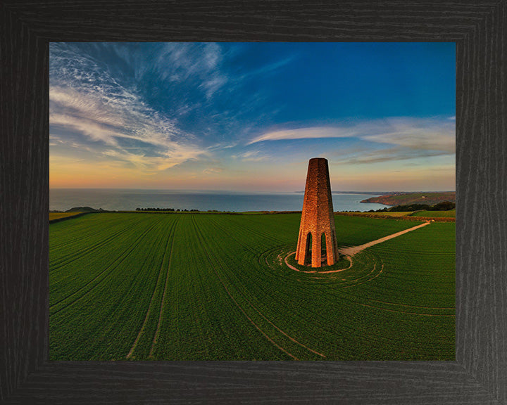 The Daymark Dartmouth Devon at sunset Photo Print - Canvas - Framed Photo Print - Hampshire Prints