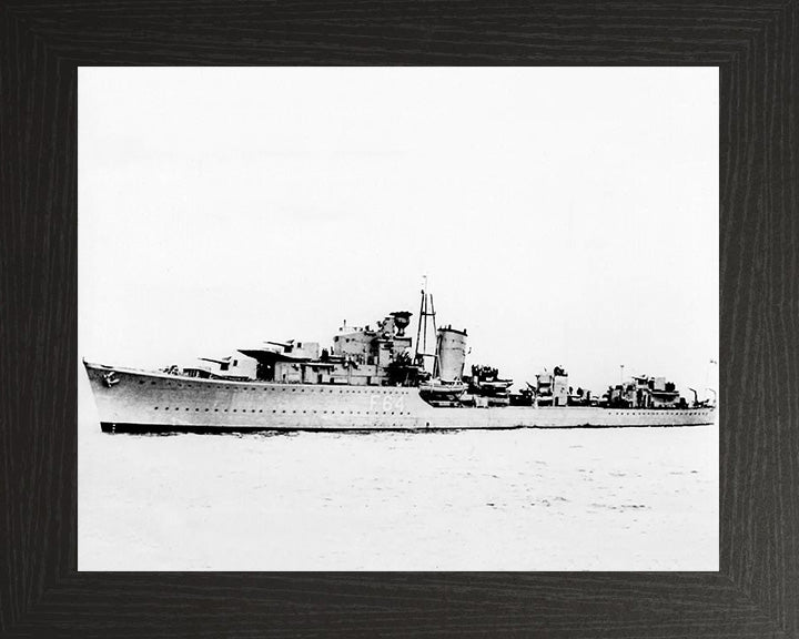 HMS Kingston F64 Royal Navy K class destroyer Photo Print or Framed Print - Hampshire Prints