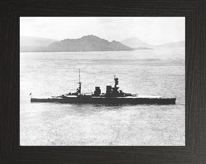 HMS Repulse (1916) Royal Navy Renown class battlecruiser Photo Print or Framed Print - Hampshire Prints