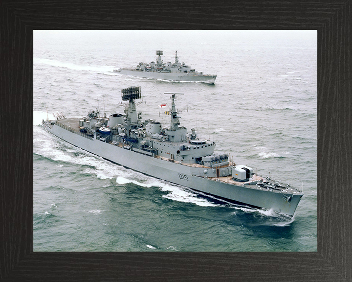 HMS Glamorgan D19 Royal Navy County class Destroyer Photo Print or Framed Print - Hampshire Prints