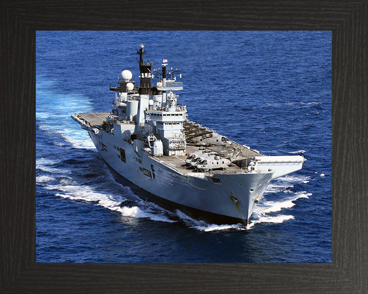 HMS Illustrious R06 Royal Navy Invincible class Aircraft Carrier Photo Print or Framed Print - Hampshire Prints