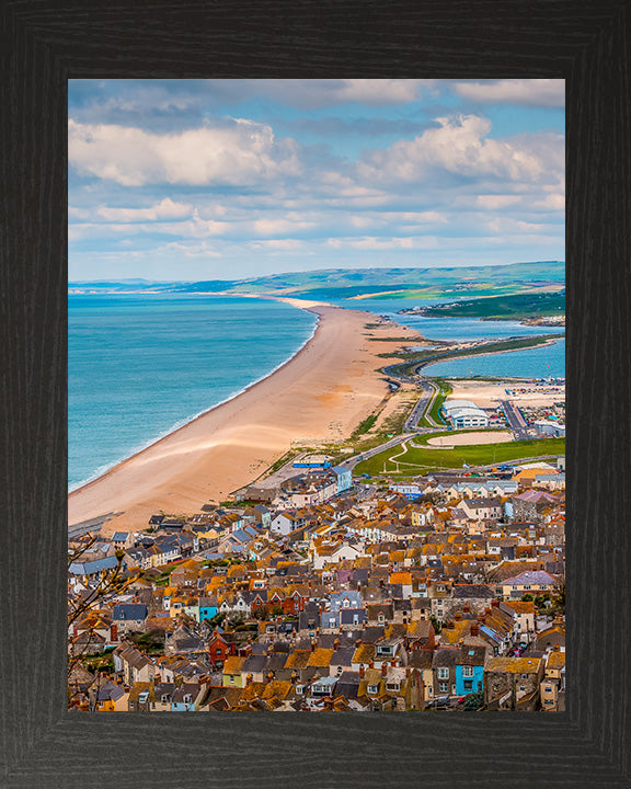 Chesil Beach Weymouth Dorset in summer Photo Print - Canvas - Framed Photo Print - Hampshire Prints