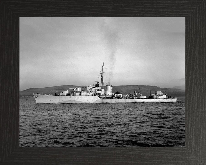 HMS Matchless G52 Royal Navy M class destroyer Photo Print or Framed Print - Hampshire Prints