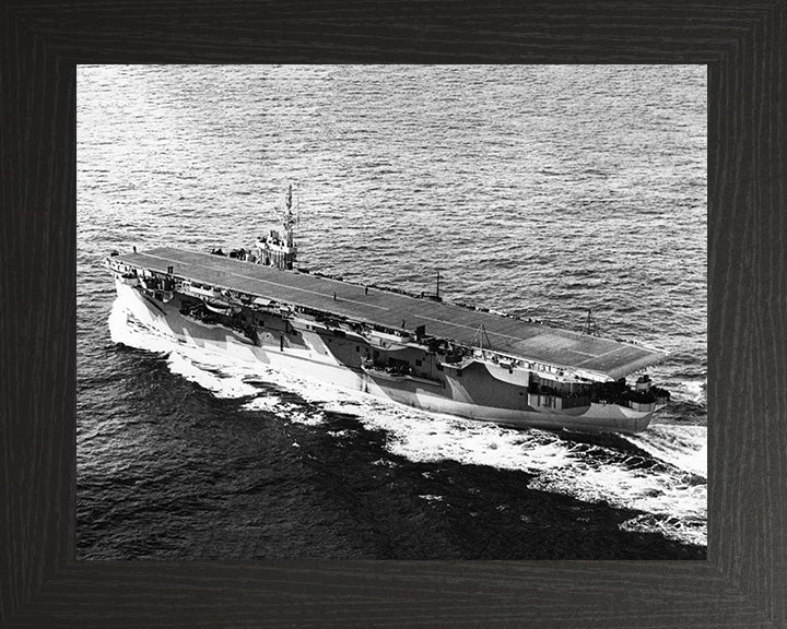 HMS Ruler D72 Royal Navy Ruler class escort carrier Photo Print or Framed Print - Hampshire Prints