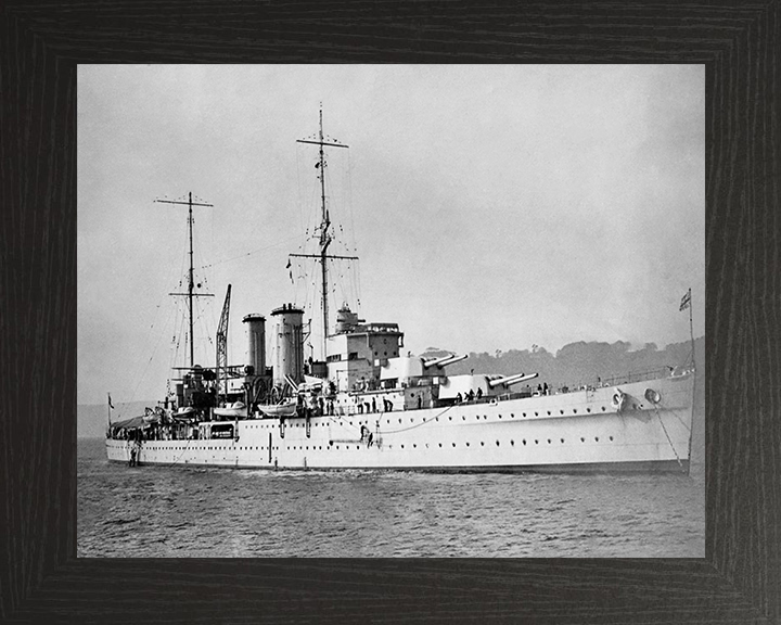 HMS Exeter (68) Royal Navy York Class heavy cruiser Photo Print or Framed Print - Hampshire Prints