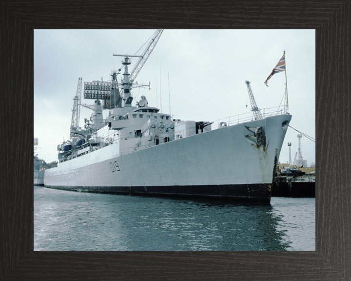 HMS Glamorgan D19 Royal Navy County class Destroyer Photo Print or Framed Print - Hampshire Prints