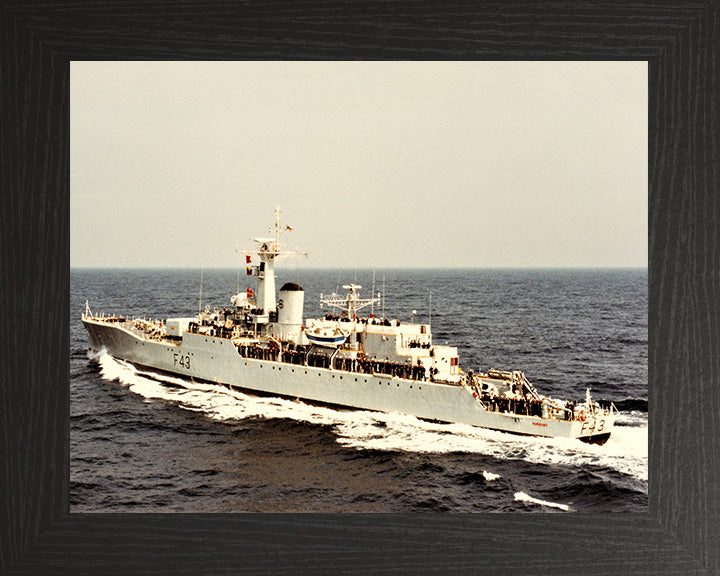 HMS Torquay F43 Royal Navy Whitby class frigate Photo Print or Framed Print - Hampshire Prints