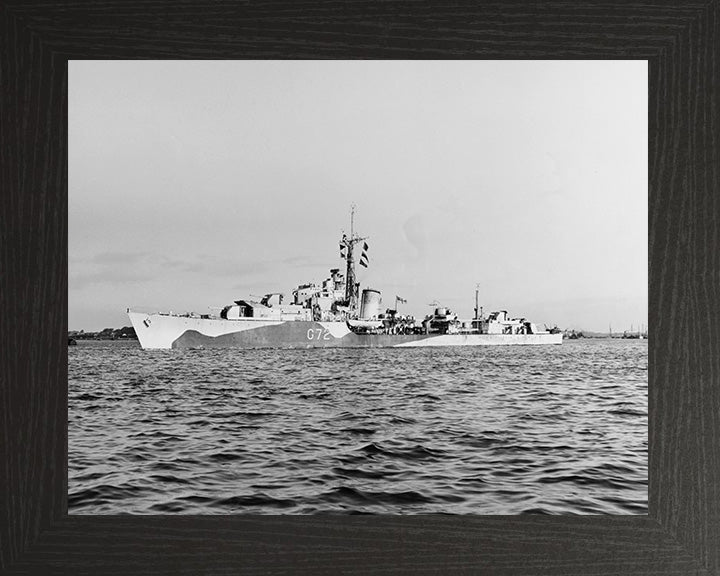 HMS Scorpion G72 Royal Navy Q class destroyer Photo Print or Framed Print - Hampshire Prints