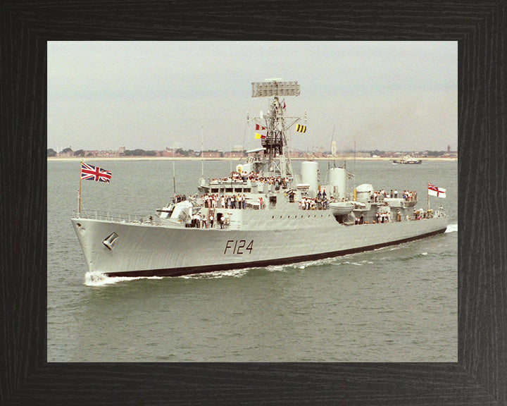 HMS Zulu F124 Royal Navy Tribal class frigate Photo Print or Framed Print - Hampshire Prints