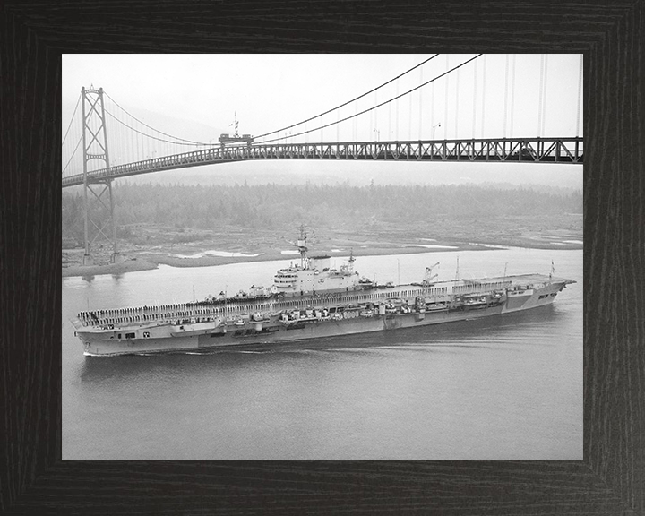 HMS Implacable R86 Royal Navy Implacable Class Aircraft Carrier Photo Print or Framed Print - Hampshire Prints