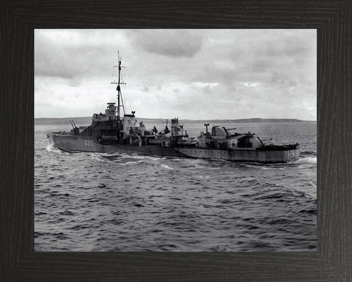 HMS Savage G20 (D27) Royal Navy S class destroyer Photo Print or Framed Print - Hampshire Prints