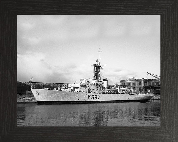 HMS Launceston Castle F397 (K397) Royal Navy Castle class corvette Photo Print or Framed Print - Hampshire Prints