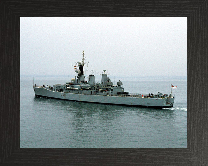 HMS Naiad F39 Royal Navy Leander class frigate Photo Print or Framed Photo Print - Hampshire Prints