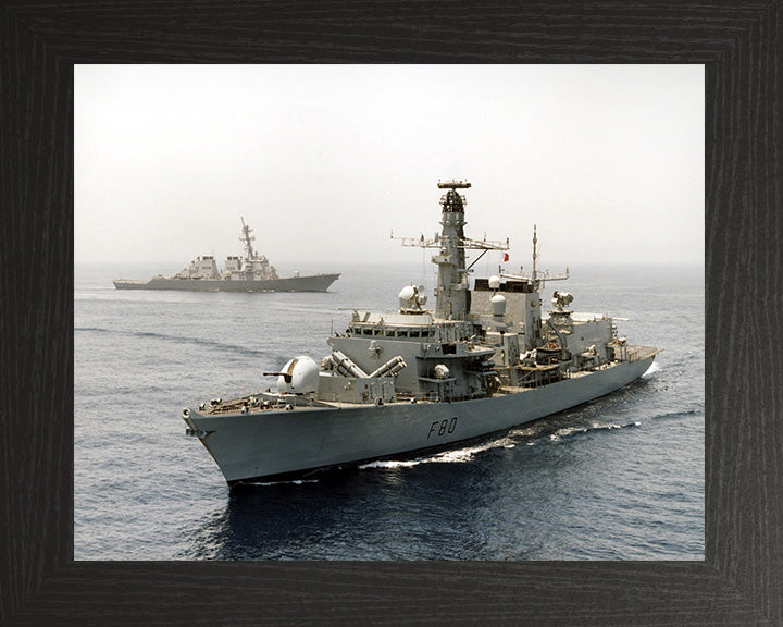 HMS Grafton F80 Royal Navy type 23 Frigate Photo Print or Framed Print - Hampshire Prints