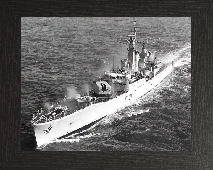 HMS Yarmouth F101 Royal Navy Rothesay class frigate Photo Print or Framed Print - Hampshire Prints