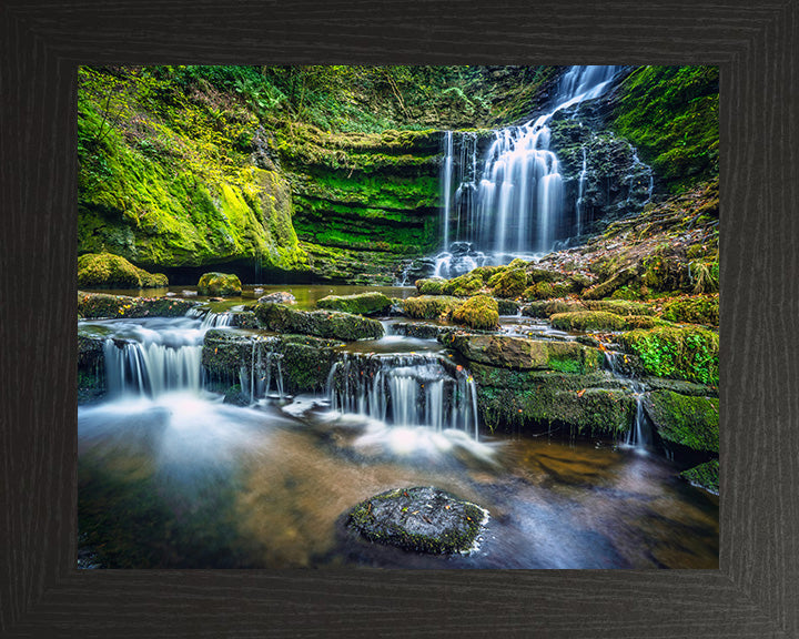 Scaleber Force Waterfall Yorkshire in Summer Photo Print - Canvas - Framed Photo Print - Hampshire Prints