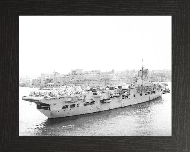 HMS Unicorn I72 Royal Navy aircraft repair ship Photo Print or Framed Print - Hampshire Prints