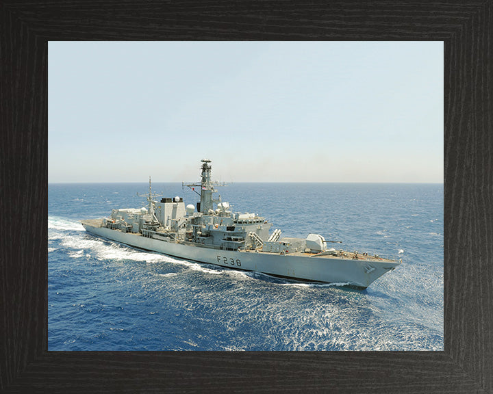 HMS Northumberland F238 Royal Navy type 23 Frigate Photo Print or Framed Print - Hampshire Prints