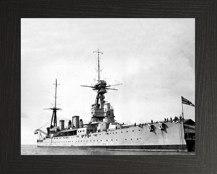 HMS New Zealand (1911) Royal Navy Indefatigable class battlecruiser Photo Print or Framed Photo Print - Hampshire Prints