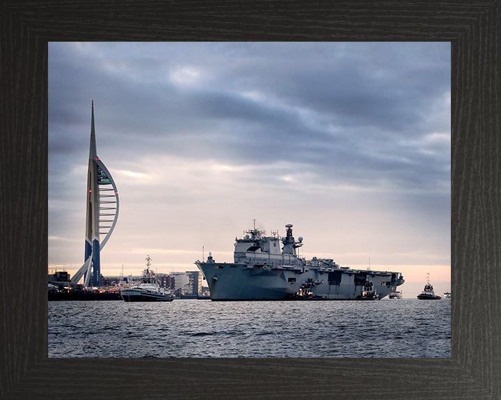 HMS Ocean L12 Royal Navy helicopter carrier Photo Print or Framed Print - Hampshire Prints