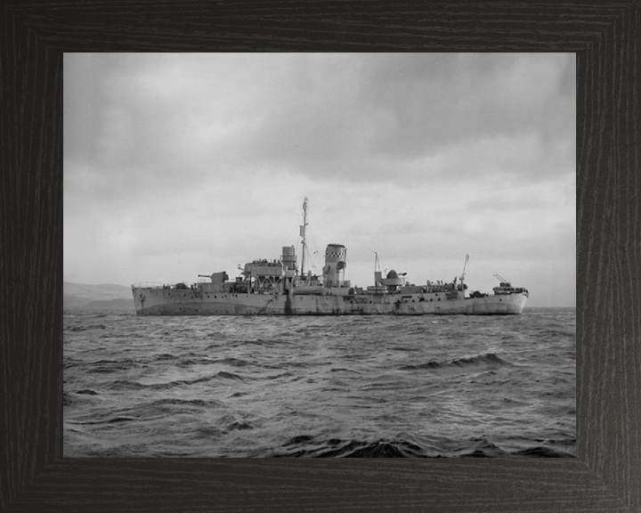 HMS Orchis K76 Royal Navy Flower class corvette Photo Print or Framed Print