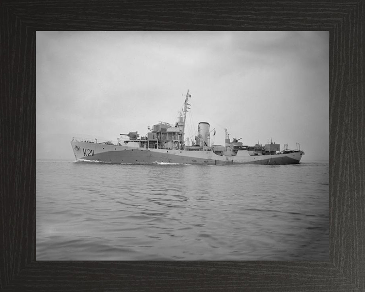 HMS Snowflake K211 Royal Navy Flower class corvette Photo Print or Framed Print