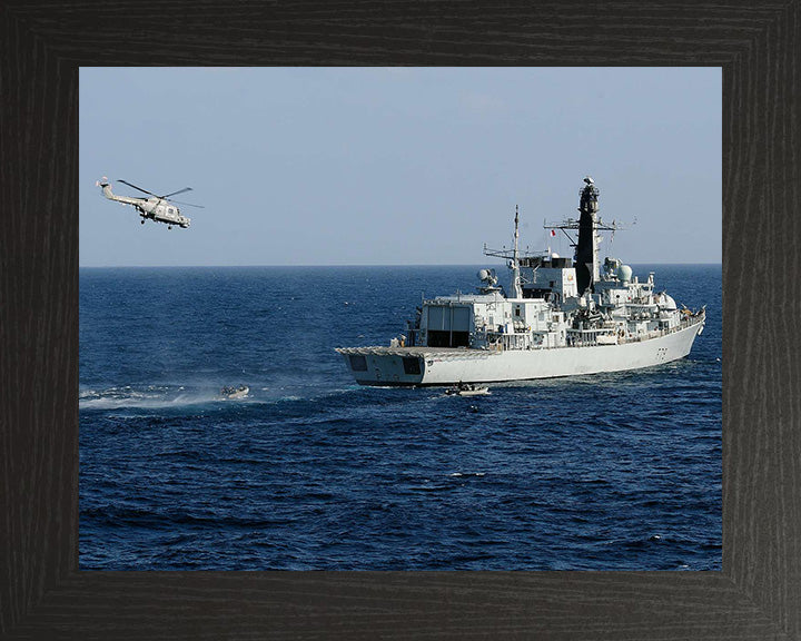 HMS Portland F79 Royal Navy Type 23 frigate Photo Print or Framed Print - Hampshire Prints