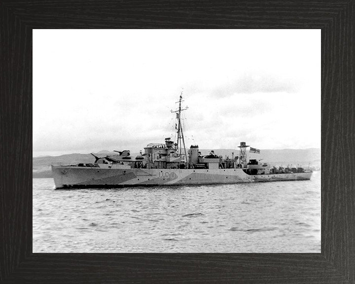 HMS Woodcock U90 Royal Navy Modified Black Swan Class sloop Photo Print or Framed Print - Hampshire Prints