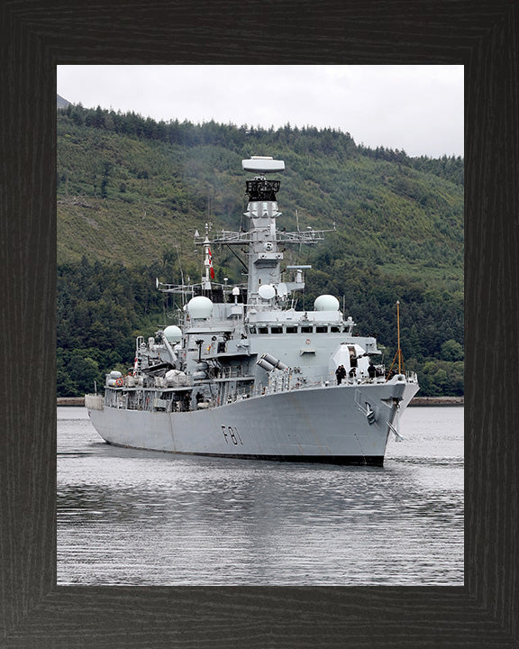 HMS Sutherland F81 Royal Navy Type 23 frigate Photo Print or Framed Print - Hampshire Prints