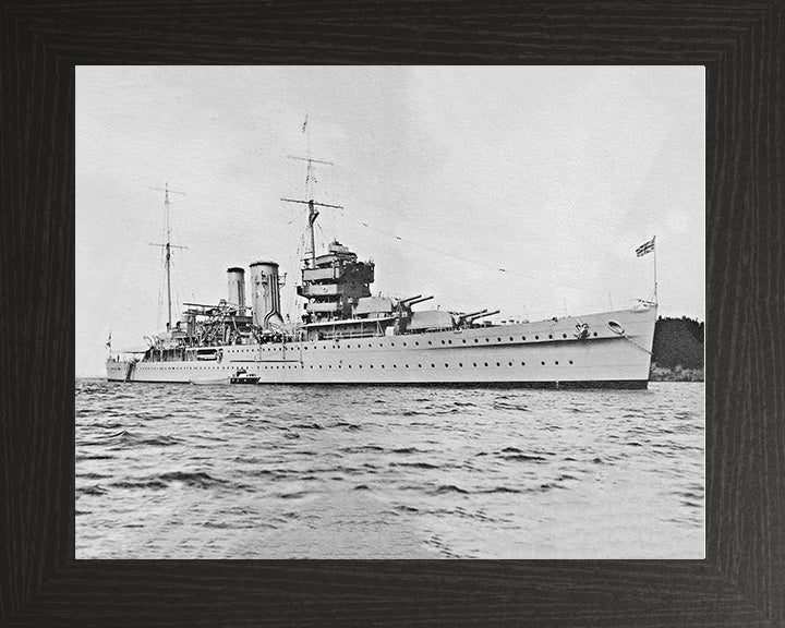 HMS York (90) Royal Navy York Class heavy cruiser Photo Print or Framed Print - Hampshire Prints