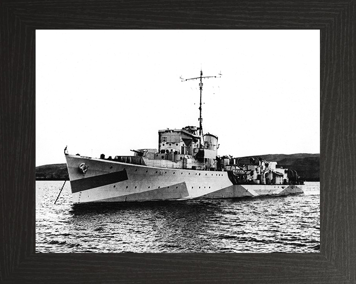 HMS Goathland L27 Royal Navy Hunt class destroyer Photo Print or Framed Print - Hampshire Prints