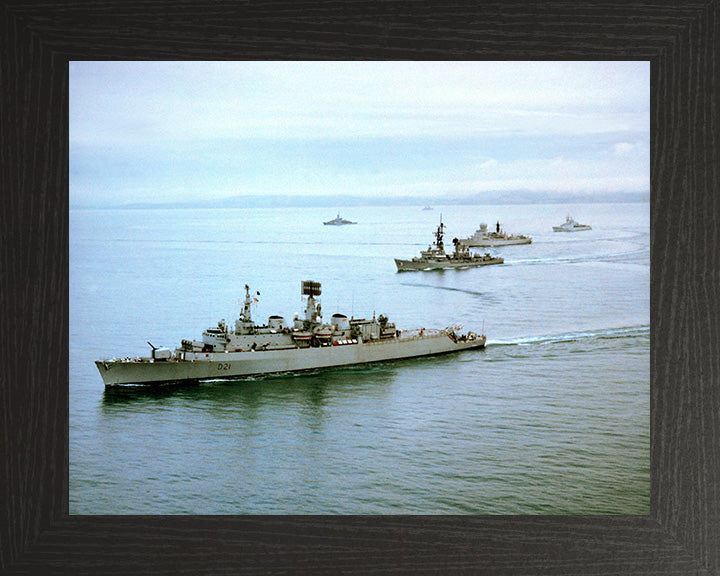 HMS Norfolk D21 Royal Navy County class destroyer Photo Print or Framed Photo Print - Hampshire Prints