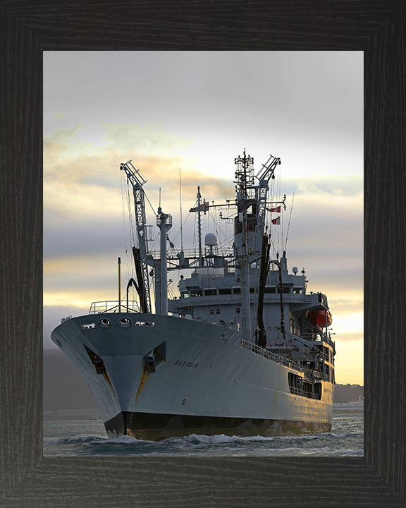 RFA Gold Rover A271 Royal Fleet Auxiliary Rover class small fleet tanker Photo Print or Framed Print - Hampshire Prints