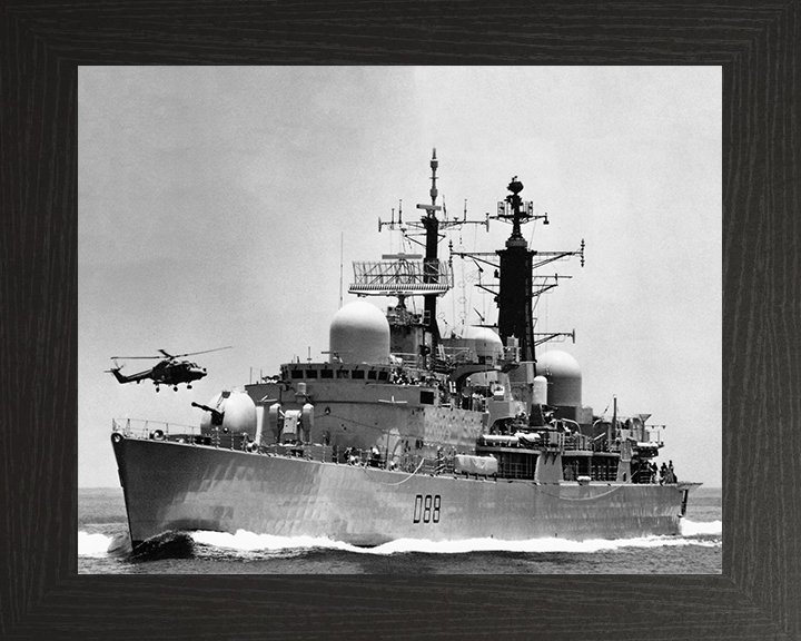 HMS Glasgow D88 Royal Navy Type 42 Destroyer Photo Print or Framed Print - Hampshire Prints