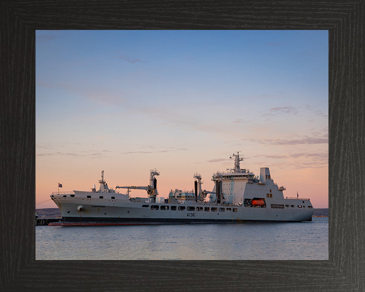 RFA Tidespring A136 Royal Fleet Auxiliary Tide class replenishment tanker Photo Print or Framed Print - Hampshire Prints