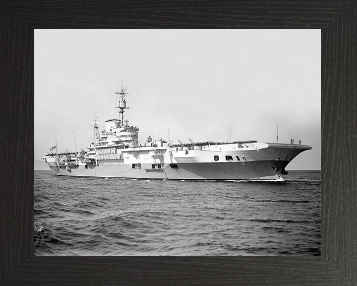 HMS Venerable R63 Royal Navy Colossus class light fleet aircraft carrier Photo Print or Framed Print - Hampshire Prints