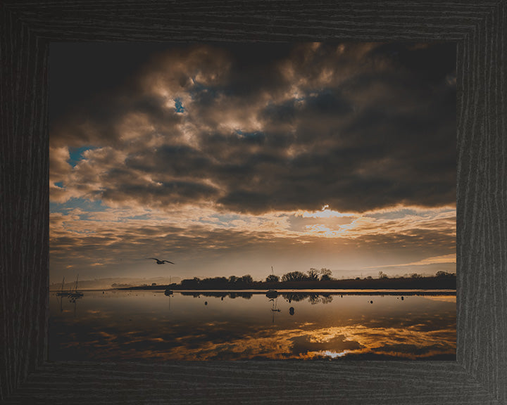 The River Exe Devon at sunset Photo Print - Canvas - Framed Photo Print - Hampshire Prints