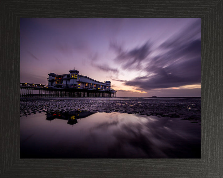 The Grand Pier Weston-super-Mare Somerset at sunset Photo Print - Canvas - Framed Photo Print - Hampshire Prints