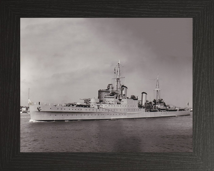 HMS Glasgow C21 Royal Navy Town class light cruiser Photo Print or Framed Print - Hampshire Prints