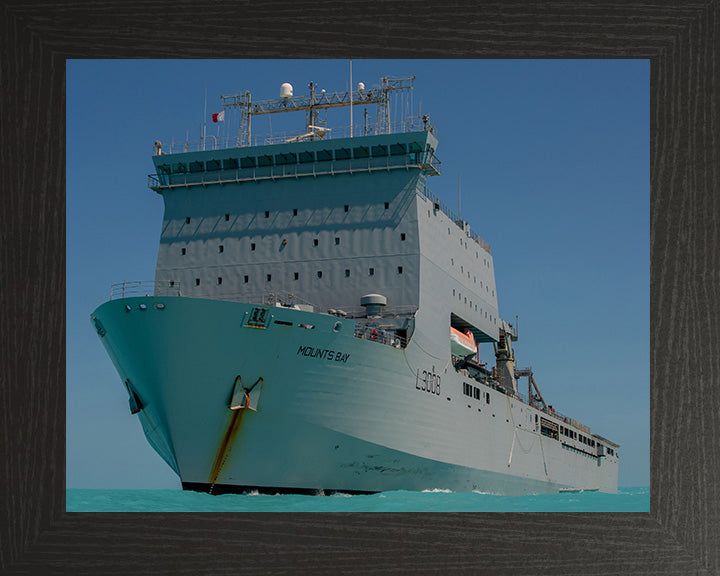 RFA Mounts Bay L3008 Royal Fleet Auxiliary Bay class auxiliary dock landing ship Photo Print or Framed Print - Hampshire Prints