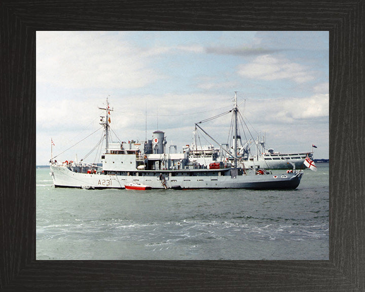 HMS Reclaim A231 Royal Navy submarine rescue vessel Photo Print or Framed Print - Hampshire Prints