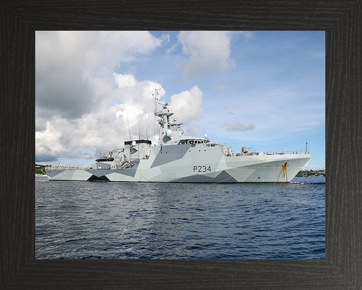 HMS Spey P234 Royal Navy River class offshore patrol vessel Photo Print or Framed Print - Hampshire Prints