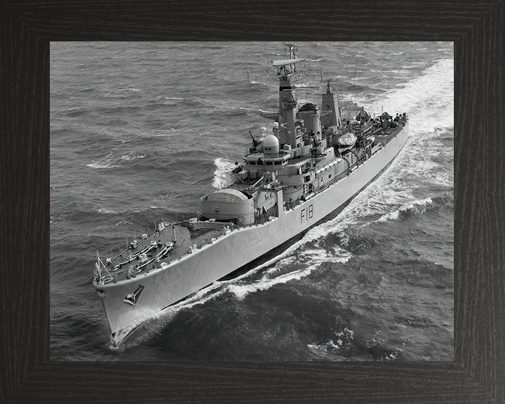 HMS Galatea F18 Royal Navy Leander Class Frigate Photo Print or Framed Print - Hampshire Prints