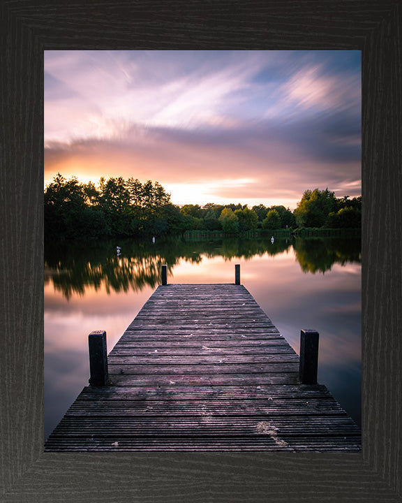 Lakeside Country Park Southampton at sunset Photo Print - Canvas - Framed Photo Print - Hampshire Prints