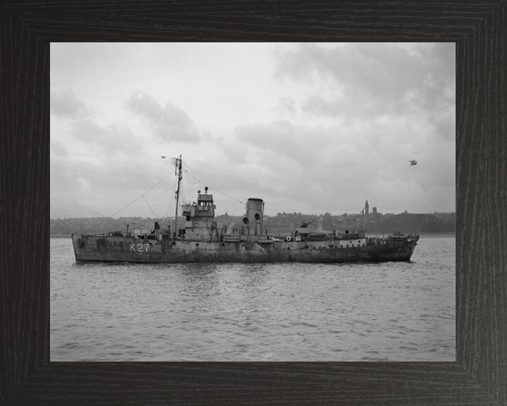 HMS Honeysuckle K27 Royal Navy Flower class corvette Photo Print or Framed Print - Hampshire Prints